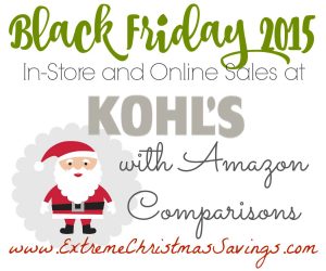 KOHLS Online Black Friday Ad Listing
