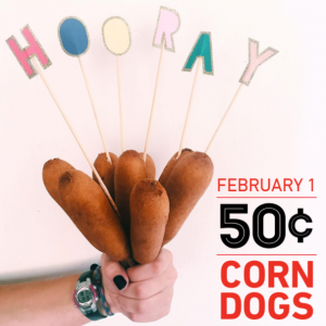 50¢ Sonic Corn Dogs 