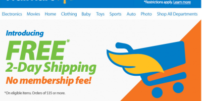 Walmart Free Shipping