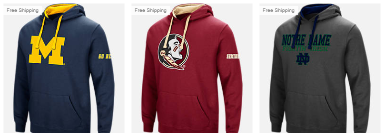 Finish Line Save 30% Off College Hooded Sweatshirts - Free Shipping