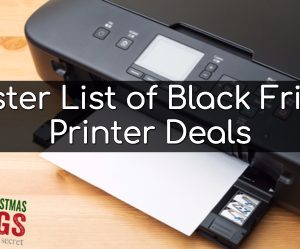 Master List of Black Friday Printer Deals