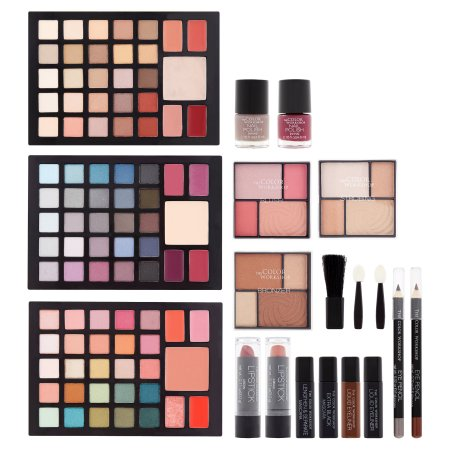 The Color Workshop Encased in Beauty Collection, 116 piece, Clear Case