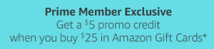Amazon Gift Card Deal Prime Day
